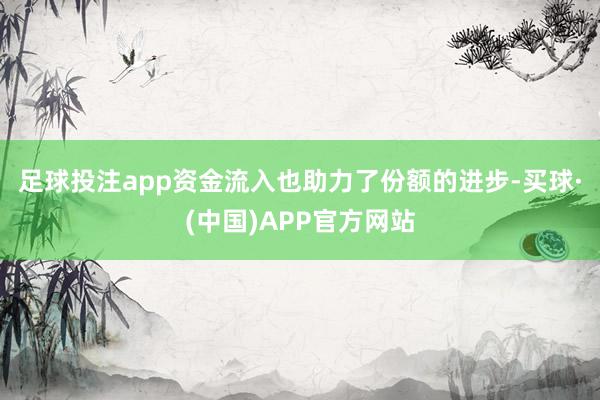 足球投注app　　资金流入也助力了份额的进步-买球·(中国)APP官方网站