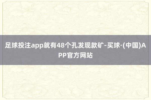 足球投注app就有48个孔发现款矿-买球·(中国)APP官方网站