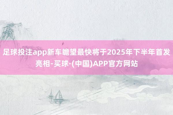 足球投注app新车瞻望最快将于2025年下半年首发亮相-买球·(中国)APP官方网站