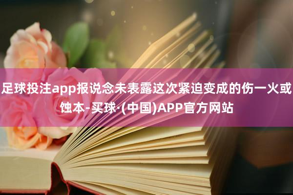 足球投注app报说念未表露这次紧迫变成的伤一火或蚀本-买球·(中国)APP官方网站