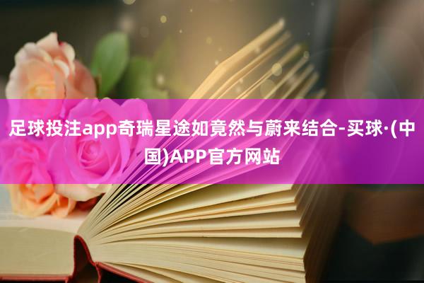 足球投注app奇瑞星途如竟然与蔚来结合-买球·(中国)APP官方网站