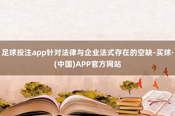 足球投注app针对法律与企业法式存在的空缺-买球·(中国)APP官方网站