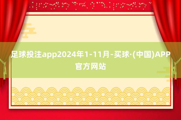 足球投注app2024年1-11月-买球·(中国)APP官方网站