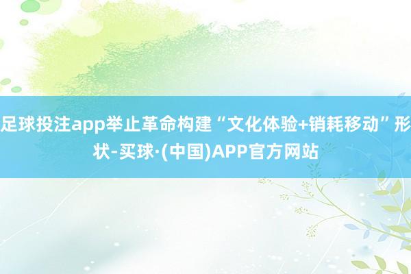 足球投注app举止革命构建“文化体验+销耗移动”形状-买球·(中国)APP官方网站