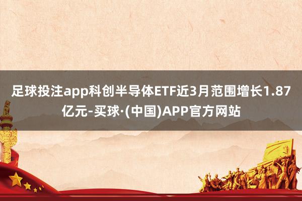 足球投注app科创半导体ETF近3月范围增长1.87亿元-买球·(中国)APP官方网站