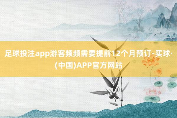 足球投注app游客频频需要提前12个月预订-买球·(中国)APP官方网站