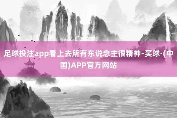 足球投注app看上去所有东说念主很精神-买球·(中国)APP官方网站