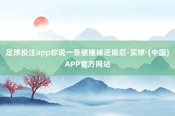 足球投注app你说一张被撞掉还能忍-买球·(中国)APP官方网站
