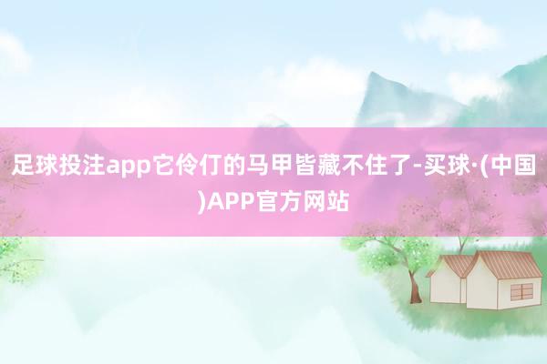 足球投注app它伶仃的马甲皆藏不住了-买球·(中国)APP官方网站